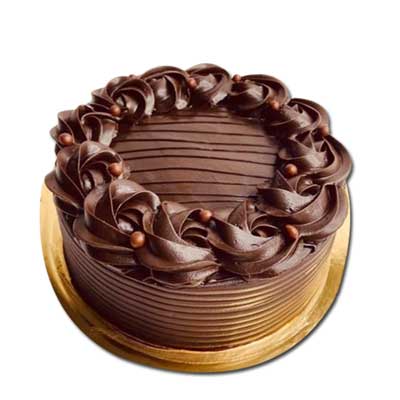 "Delicious Round shape Chocolate cake - 1kg - code MC10 - Click here to View more details about this Product
